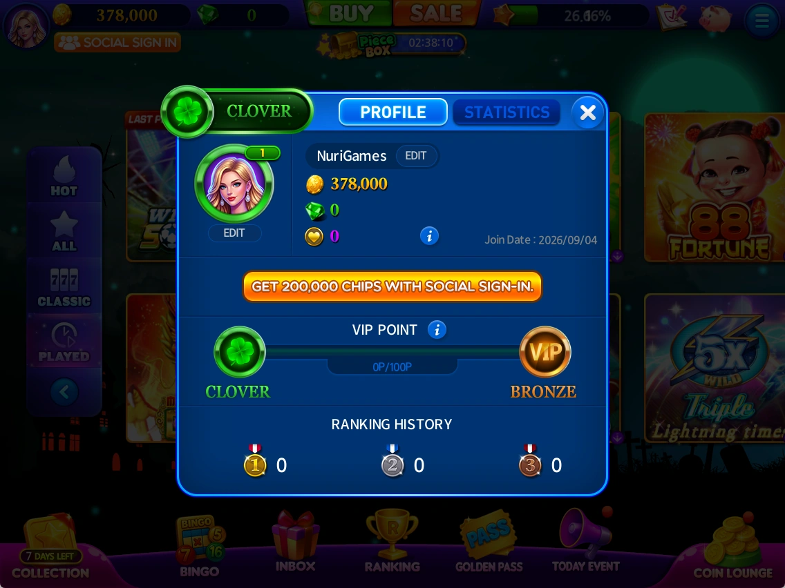 PROFILE · Account information