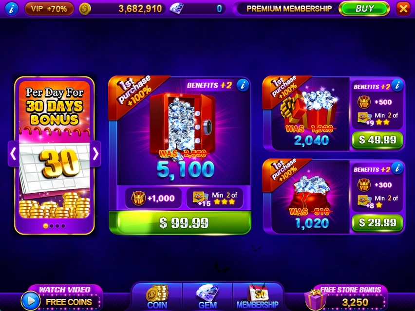 GEM · Gem packs