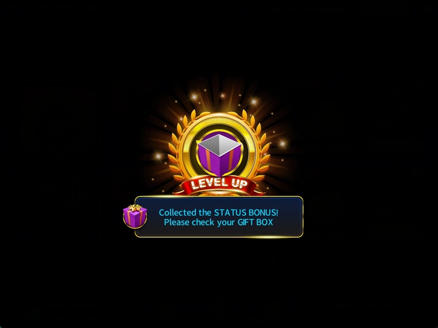 VIP tier upgrade · Reward information
