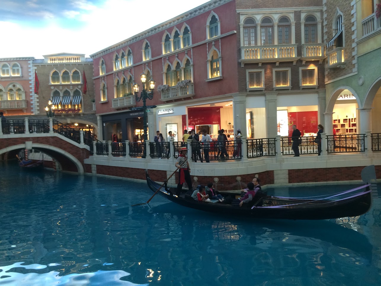 Canal scenery in Macau