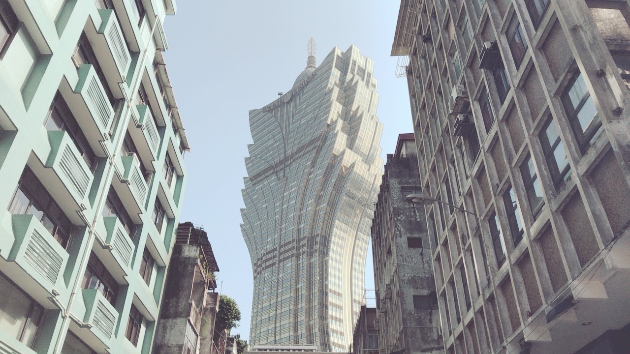 Macau street scenery